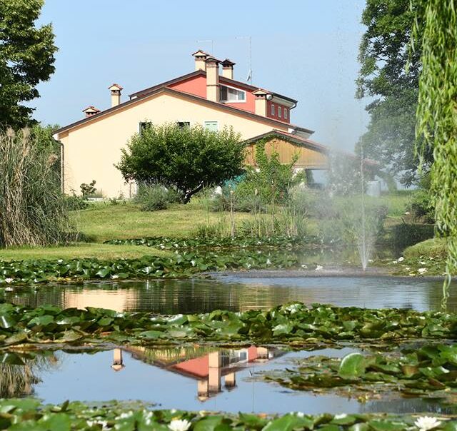 esterno B&B la Casa VEcchia con giardino