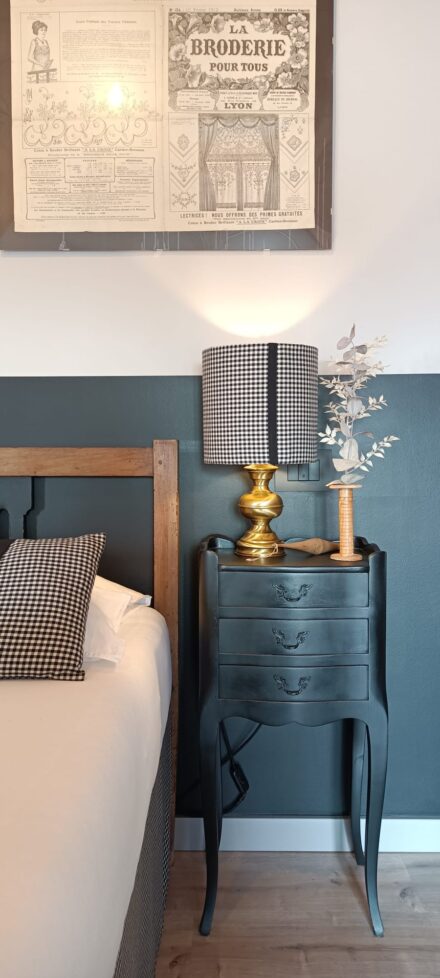 comodino restaurato shabby chic industrial upcycling vintage